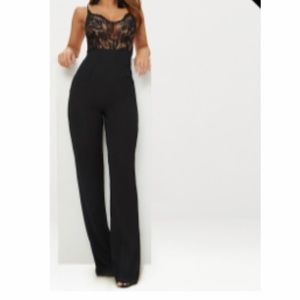 Petite Lace Jumpsuit
